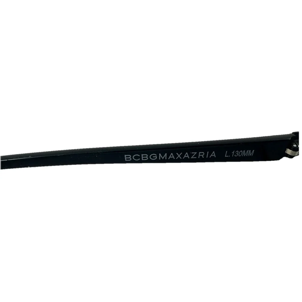 BCBGMAXAZRIA Women's Eyeglasses Frames Bianca Black Rhinestones 53-15-130 Italy